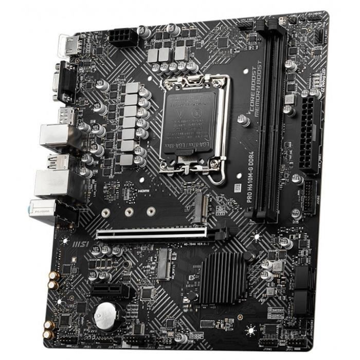 MSI - PRO H610M-G DDR4 - Motherboard - Socket LGA 1700 - Chipset Intel H610