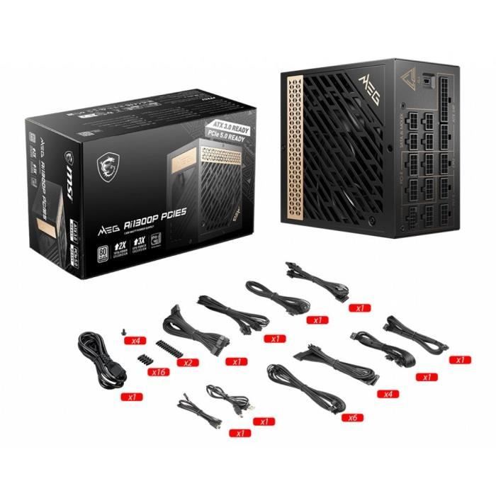 MSI MEG Ai1300P PCIE5 1300W power supply