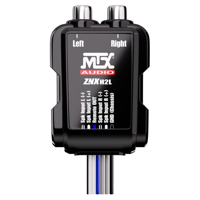 Adapter - MTX AUDIO - Speaker-to-RCA 8V Cables - "Remote" Output