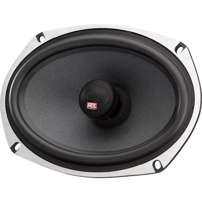 MTX TX669C Coaxial speakers 16x23cm 6x9 2-way 120W RMS 4O aluminum chassis neodymium tweeter silk dome coil TSV TIL