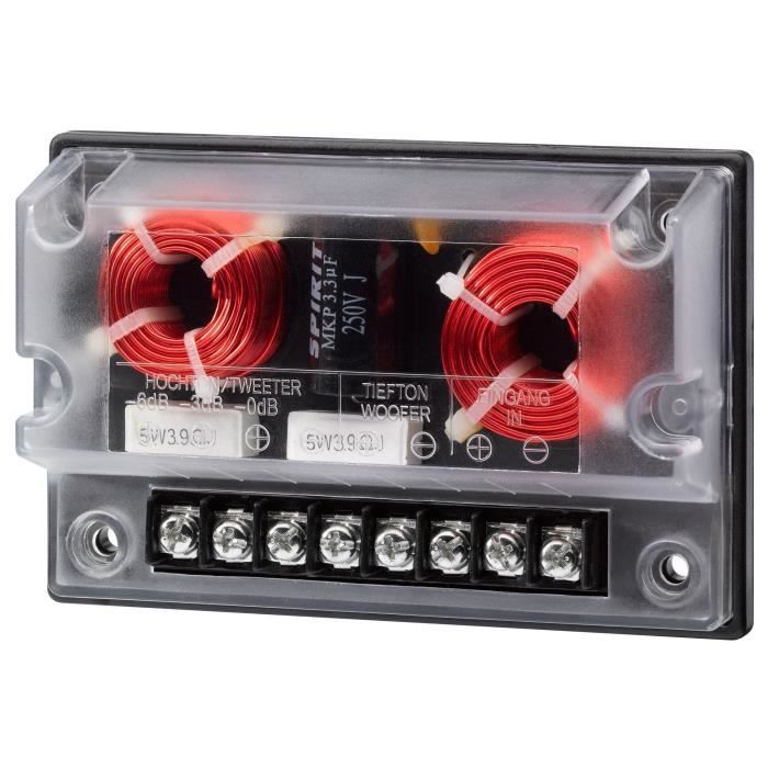 MTX TX665S Speakers Kit 16.5cm 2-way 90W RMS 4O aluminum chassis neodymium tweeter silk dome coil TSV TIL