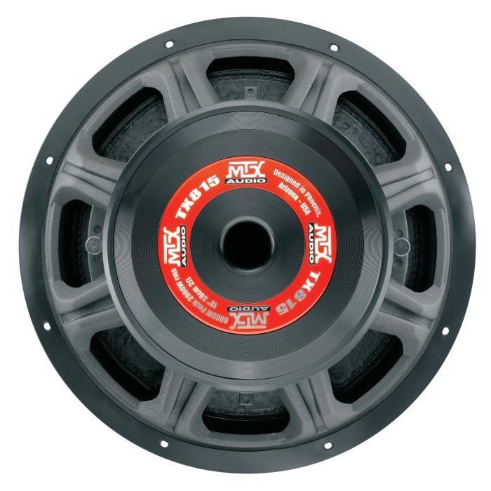 MTX TX815 Subwoofer 38 cm 2000W Aluminum Frame
