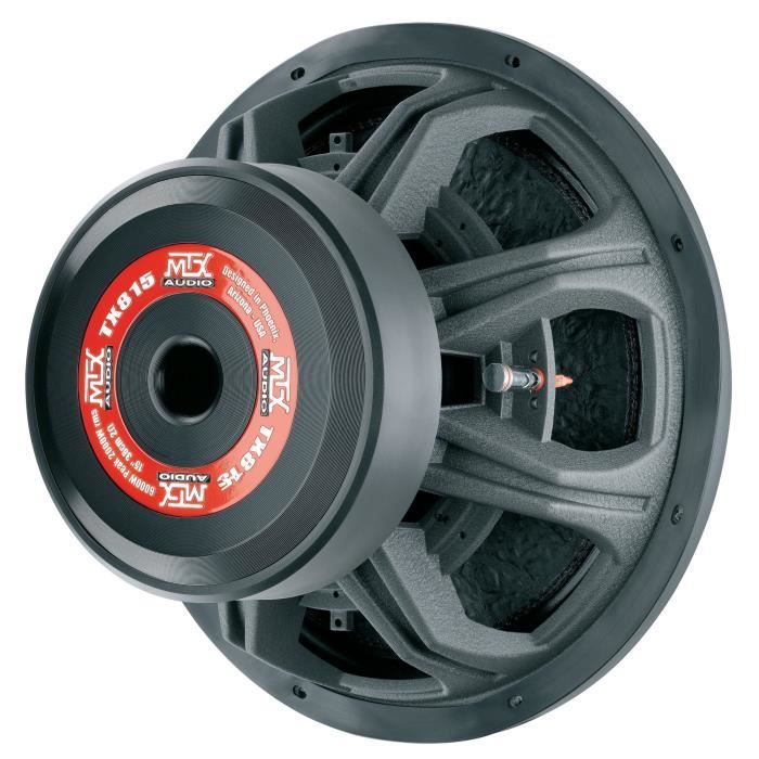 MTX TX815 Subwoofer 38 cm 2000W Aluminum Frame