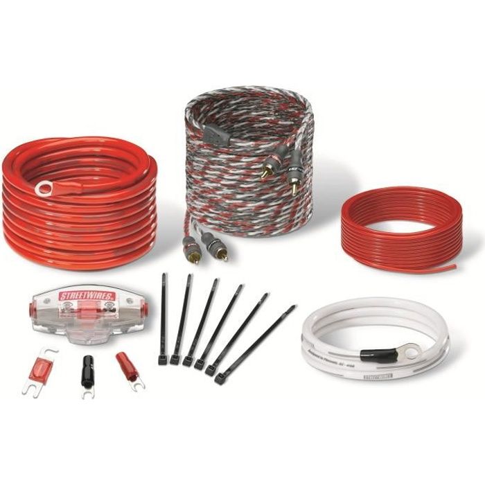 MTX 10mm2 Power Supply Pack with RCA StreetWires ZNX10K 5m