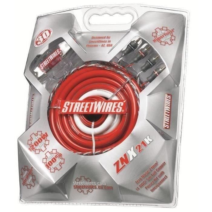 MTX Power Supply Pack 21mm2 with RCA StreetWires ZNX21K 5m