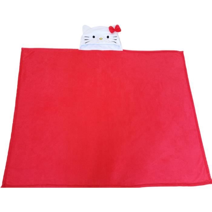 Set of 3 3D Hooded Blankets - Hello Kitty, Gabby, and Paw Patrol - 120 x 150 cm
