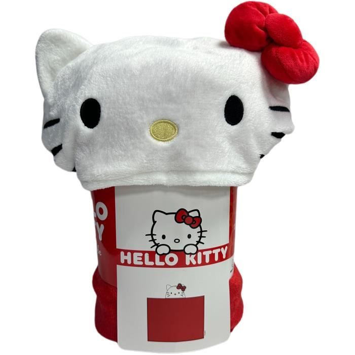 Set of 3 3D Hooded Blankets - Hello Kitty, Gabby, and Paw Patrol - 120 x 150 cm