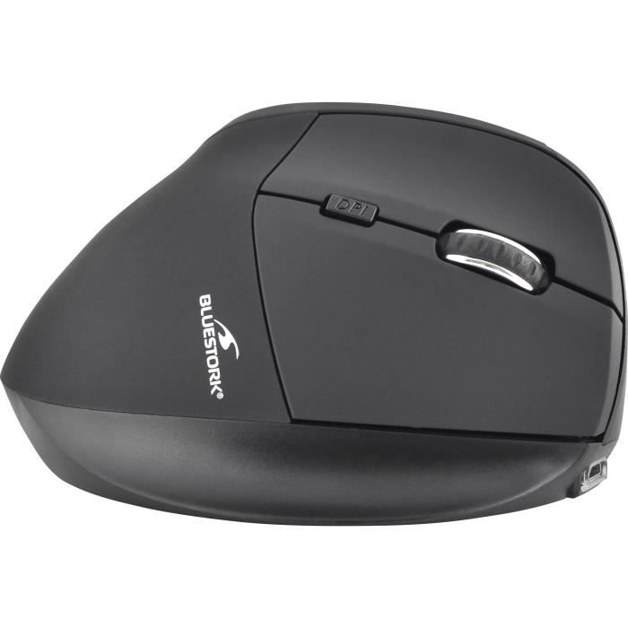 Ergonomic mouse - Wireless - Bluestork - Optical - 1200 dpi - 6 Buttons - PC / MAC