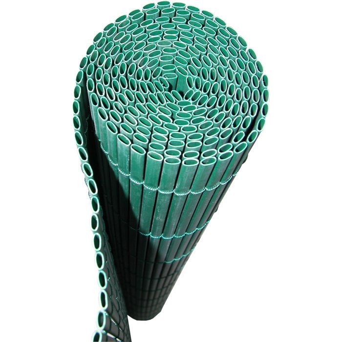 IDEAL GARDEN Canisse en PVC - Double Face 10 mm - 1 x 3 m - Vert