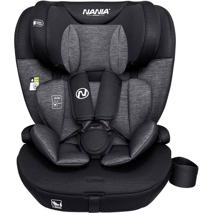 Belted car seat - NANIA - TORINO - Group 1/2/3 - I-size - With reducer - Black