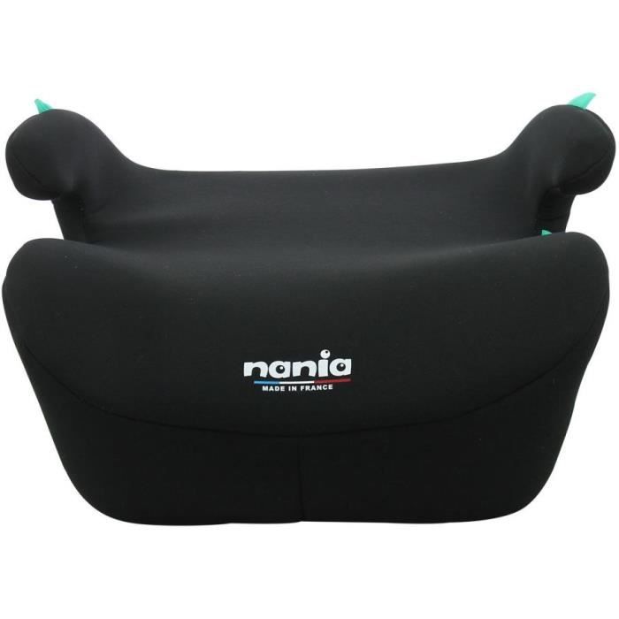 Booster car seat - NANIA - Bubble - Group 3 - 126-150 cm - I-Size - Belted - Black