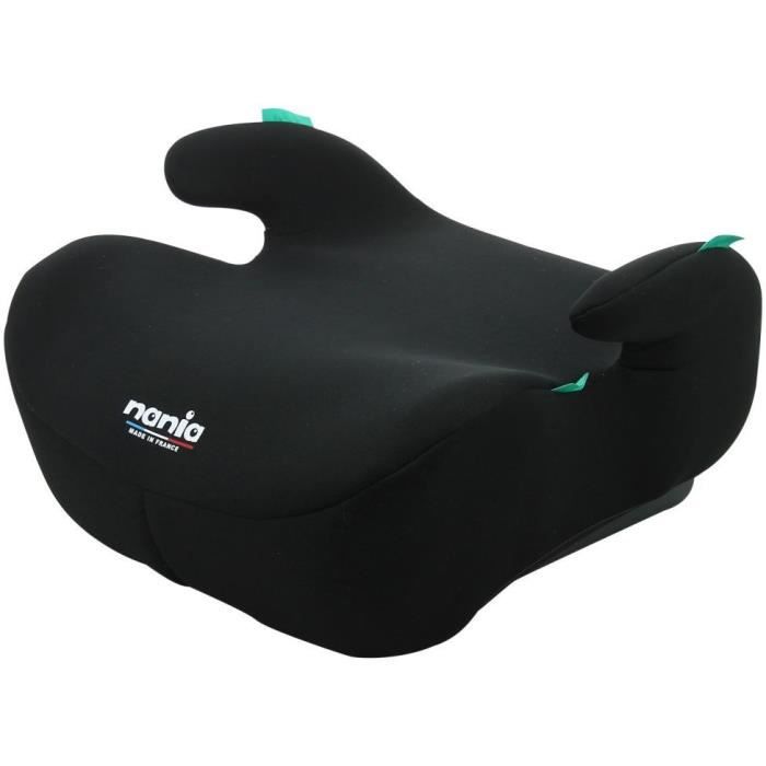 Booster car seat - NANIA - Bubble - Group 3 - 126-150 cm - I-Size - Belted - Black