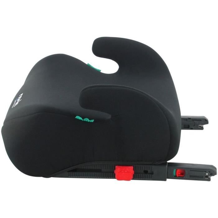 Booster car seat - NANIA - Bubblefix - Group 3 - Isofix - I-Size - 126-150 cm - Black