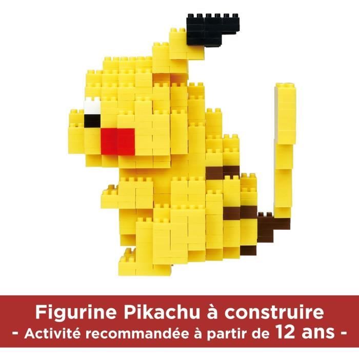 Brick-built figure - BANDAI - NANOBLOCK - Pokémon - Pikachu Deluxe