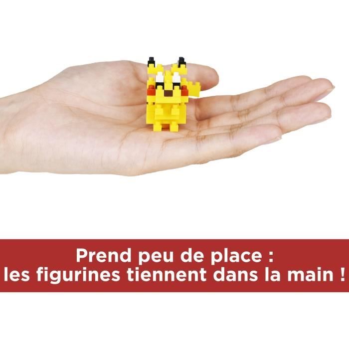 6-Piece Brick Figure Set - BANDAI - NANOBLOCK - Electric Pokémon Pack