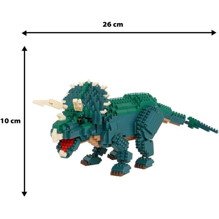 Brick Figure - BANDAI - NANOBLOCK - Triceratops Deluxe - 930 pcs