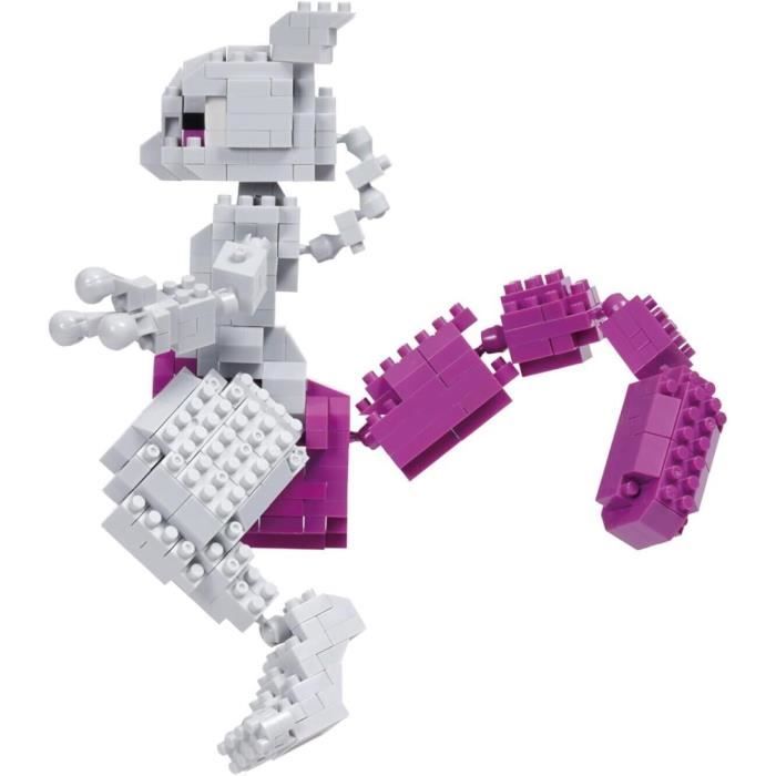 Brick-built figure - BANDAI - NANOBLOCK - Pokémon - Mewtwo