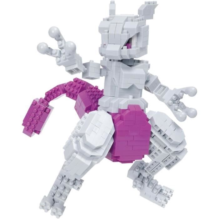 Brick-built figure - BANDAI - NANOBLOCK - Pokémon - Mewtwo