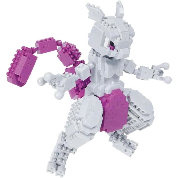 Brick-built figure - BANDAI - NANOBLOCK - Pokémon - Mewtwo
