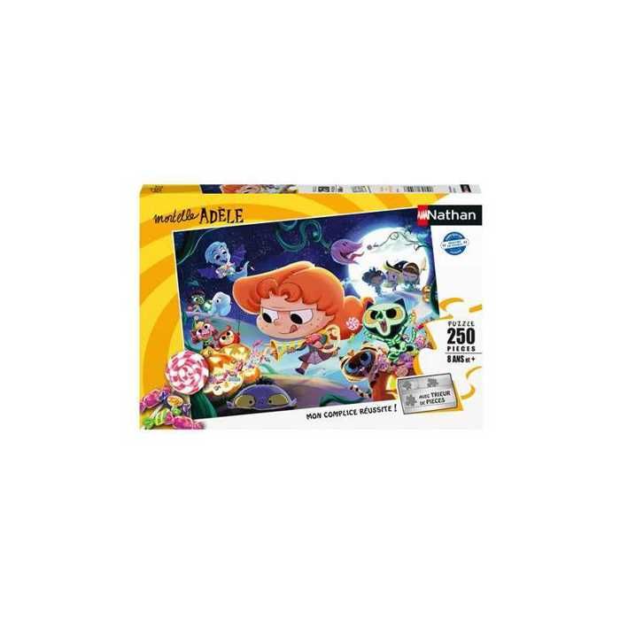 Puzzle - NATHAN - Halloween with Mortelle Adele - 250 pieces - 49 x 36 cm - Ages 6 and up