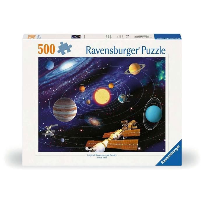 500-piece Solar System Puzzle - NATHAN GAMES - Blue - Ages 12 and up