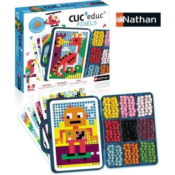 CLIC EDUC PIXELS - Creative game - NATHAN - Color recognition and imagination!