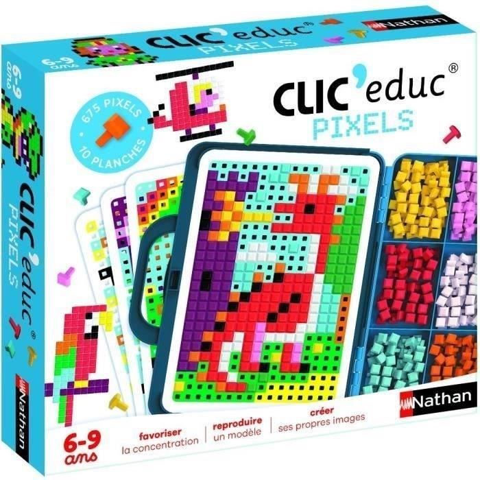 CLIC EDUC PIXELS - Creative game - NATHAN - Color recognition and imagination!