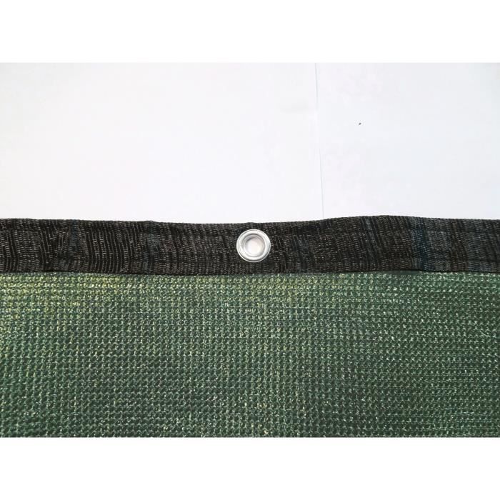 Privacy screen - NATURE - 1 x 3 m - 5/5 blackout - HDPE 350 g/m² - Khaki green