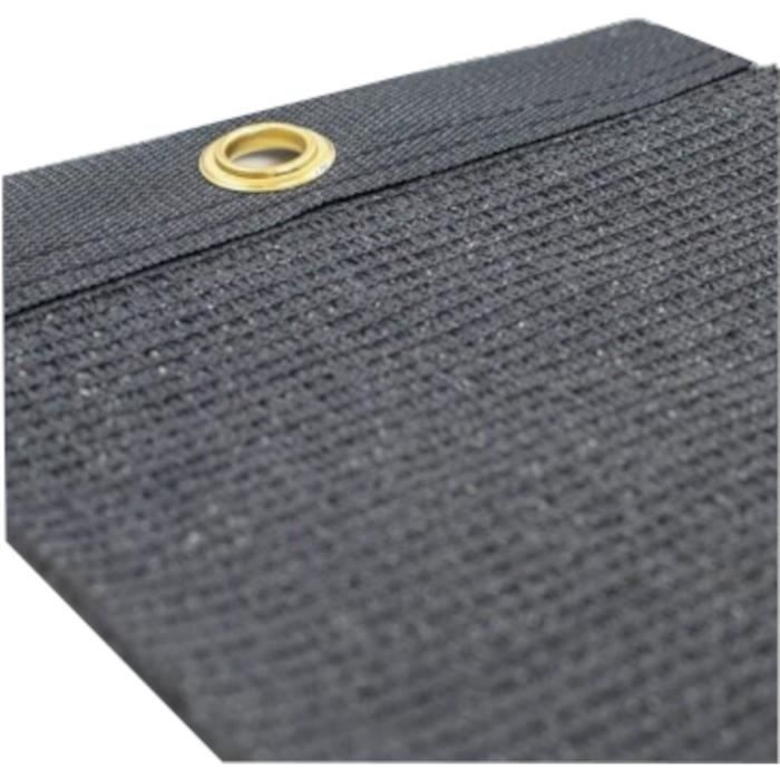 Privacy screen - NATURE - 1 x 3 m - 5/5 blackout - HDPE 350 g/m² - Anthracite