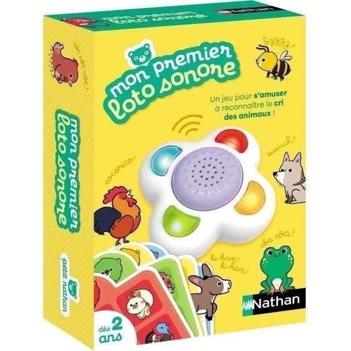 MY FIRST SOUND LOTTO - Educational game - NATHAN - Identify animal sounds!