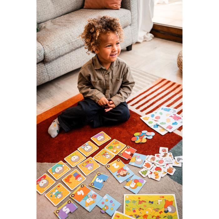 T'CHOUPI My 7-game box - Educational games - NATHAN - From 2 years old