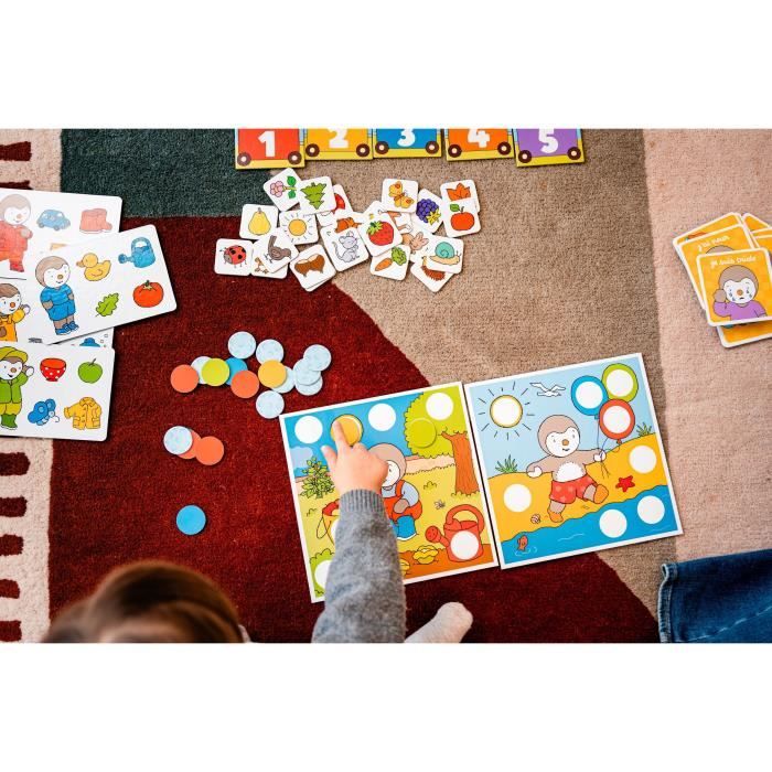 T'CHOUPI My 7-game box - Educational games - NATHAN - From 2 years old