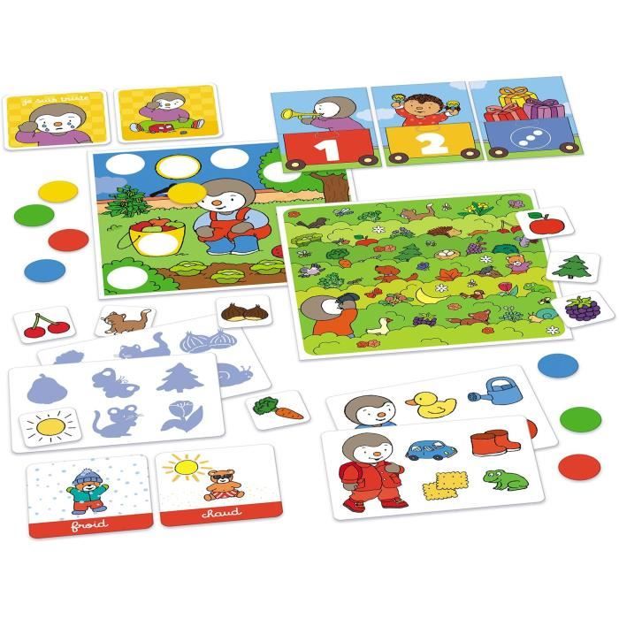 T'CHOUPI My 7-game box - Educational games - NATHAN - From 2 years old