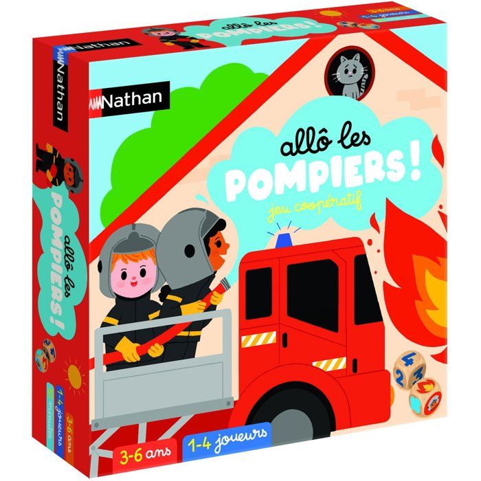 Hello, Firefighters! - Educational Game - NATHAN - 1 to 4 players - Ages 3 and up