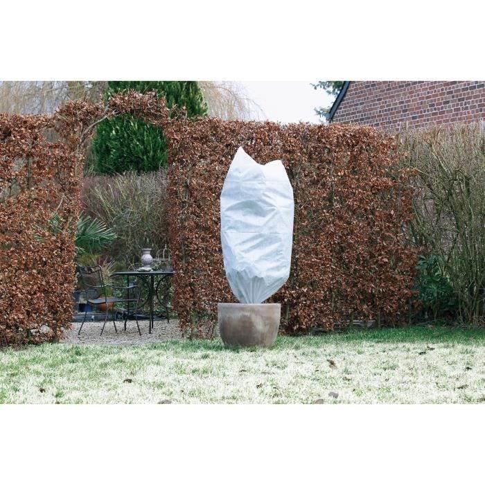 Nature Lot of 3 winter cover 50 g/m² - Ø 50 cm x 1 m - White