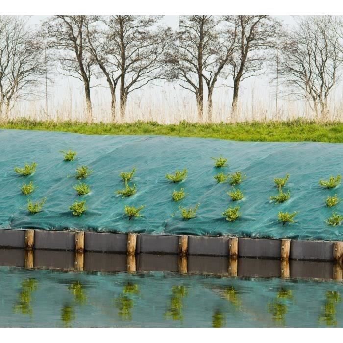 Mulch canvas landscapes - green 90 gr / m²- 3,3x5m