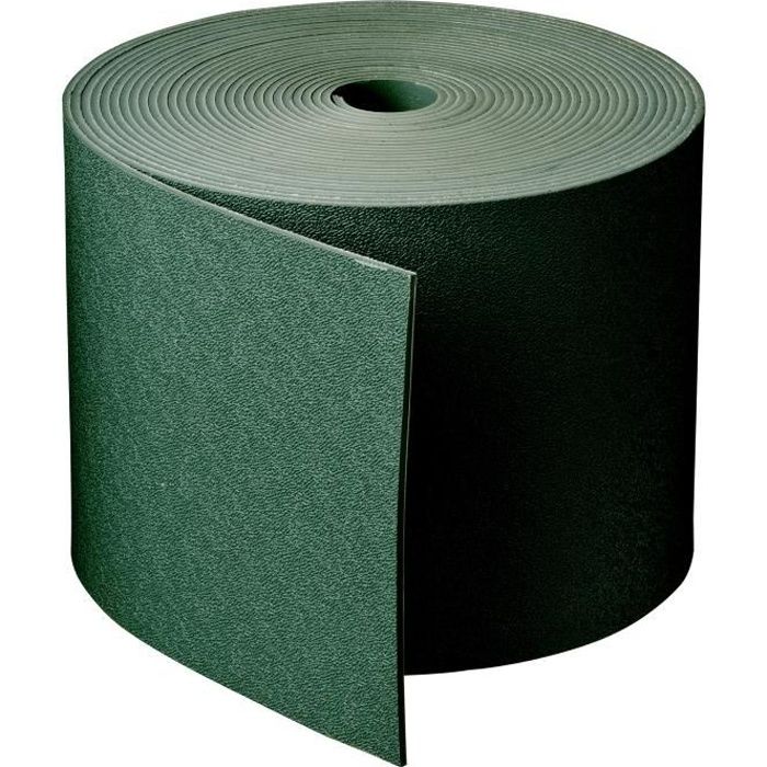 Nature Polypropylene garden border - Thickness 3 mm - H 15 cm x 10 m - Green