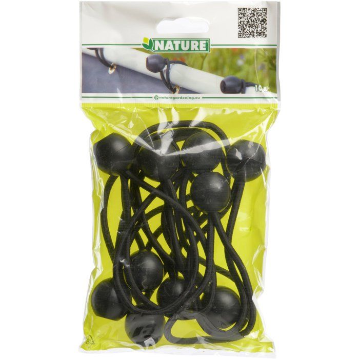 10 elastic ties for fixing eyelets