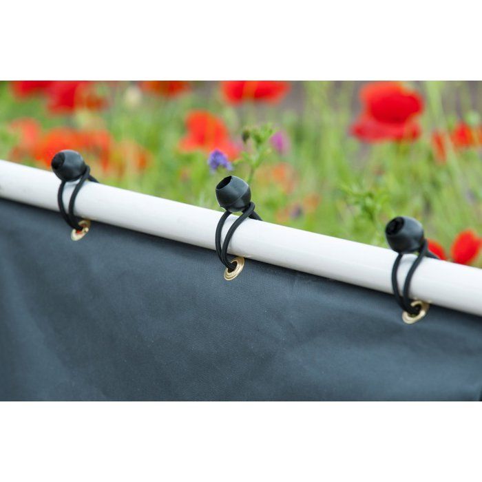 10 elastic ties for fixing eyelets