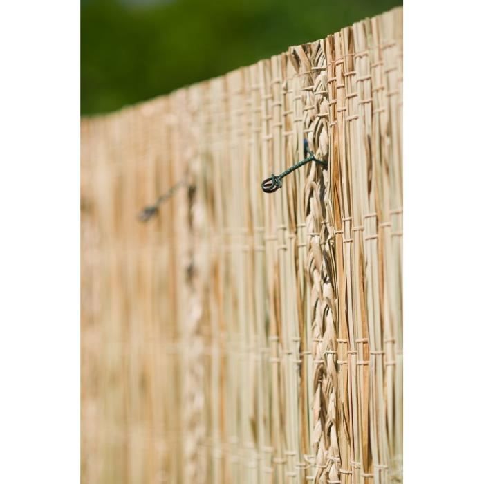 NATURE Lot of 200 buckle ties in naturally green plasticized galvanized steel - (L16 cm x Ø1.4 mm)