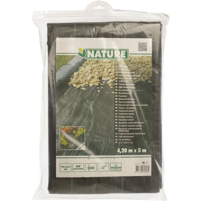 NATURE Mulch fabric 100 g / m² - 4.20 x 5 m