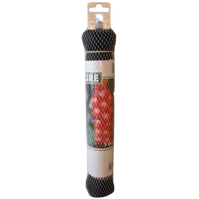 Primo 5x2m anti-bird nets in knitted polyethylene knitting 12gr/m² black