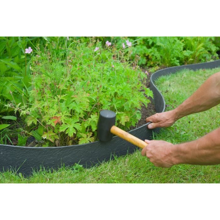 Nature Garden edging 0.12x12 m 5 mm black 446388