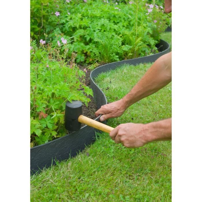 Nature Garden edging 0.12x12 m 5 mm black 446388