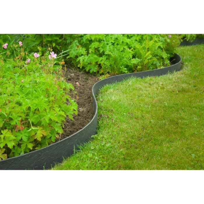 Nature Garden edging 0.12x12 m 5 mm black 446388