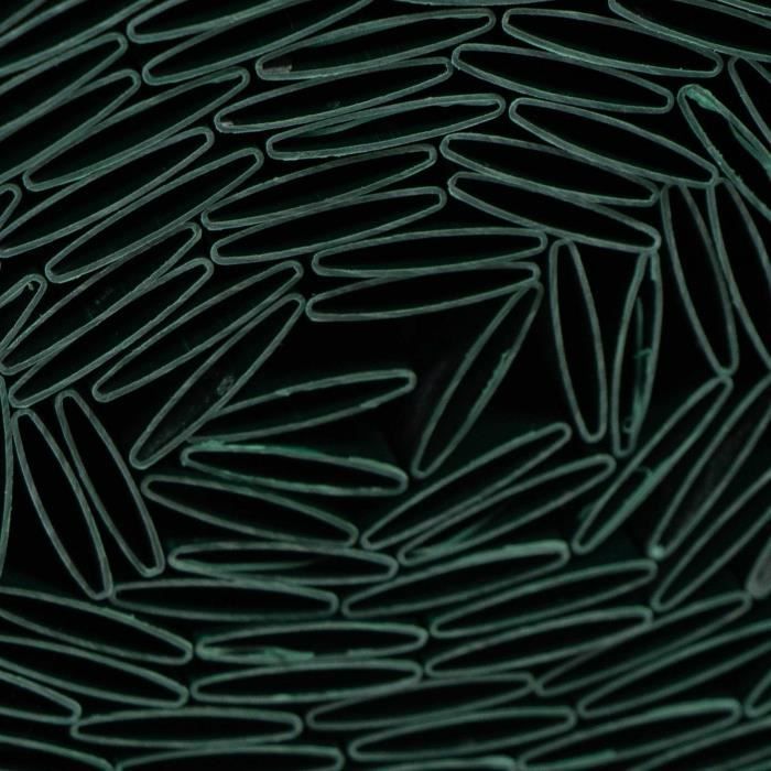 Double-sided PVC reed screen - NATURE - 1 x 3 m - 1600 g/m² - Blackout 4/5 - Anti-UV - Green