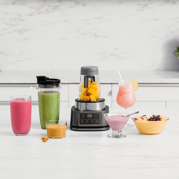 Blender 2-en-1 - NINJA - CB100EU - 1100 W - Tasse 700 ml - Bol 400 ml - Argent