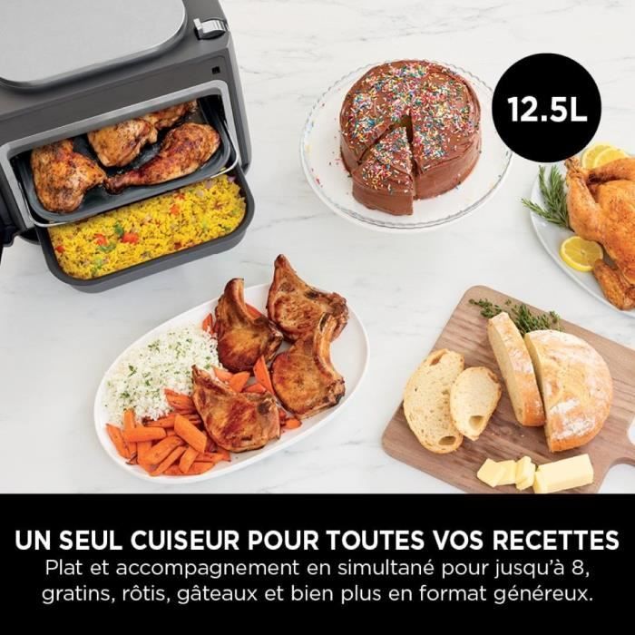 Combi Multicooker, Oven and Oil-Free Fryer - NINJA - SFP700EU - 12-in-1 - 1780 W - Grey