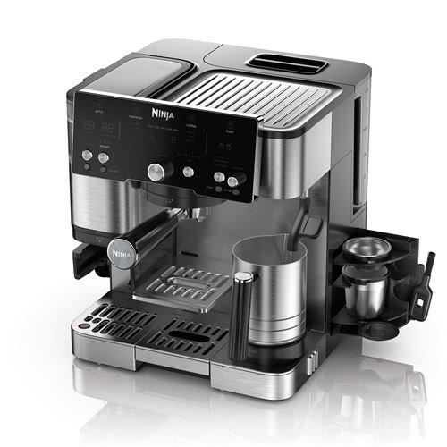 Espresso machine - NINJA - ES501EU Luxe Essential - 2 L - Digital display - Black / Stainless steel
