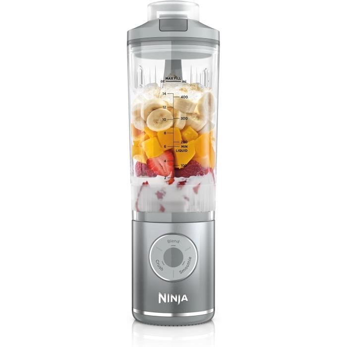 NINJA Blast Max Portable Blender - BC251EULD - 530 ml bowl - 2h battery life - cordless - BPA-free - silver